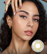 Olens Jennifer Olive 月拋彩色隱形眼鏡(2片)